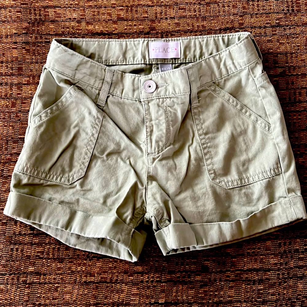 The Children’s Place Girls Olive Shorts